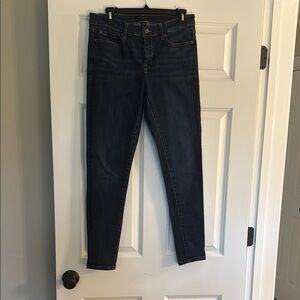 Banana Republic Blue Skinny Jeans Sleek Fit--Size 6